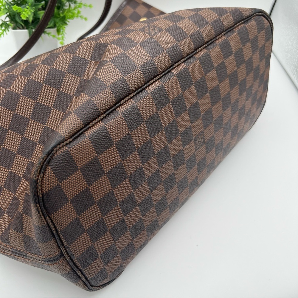 Louis Vuitton Brown Checkered Bag and Wallet Set - Picture 3 of 15